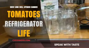 Opened Canned Tomatoes: Refrigerator Storage Life and Freshness Tips