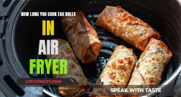 Crispy Egg Rolls: Air Fryer Cooking Time Guide