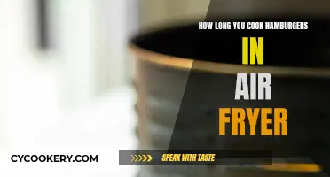 Air-Frying Hamburgers: The Perfect Timing for Juicy Results