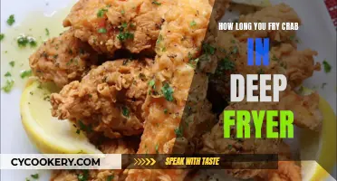 Frying Crab in a Deep Fryer: Time and Temperature Guide