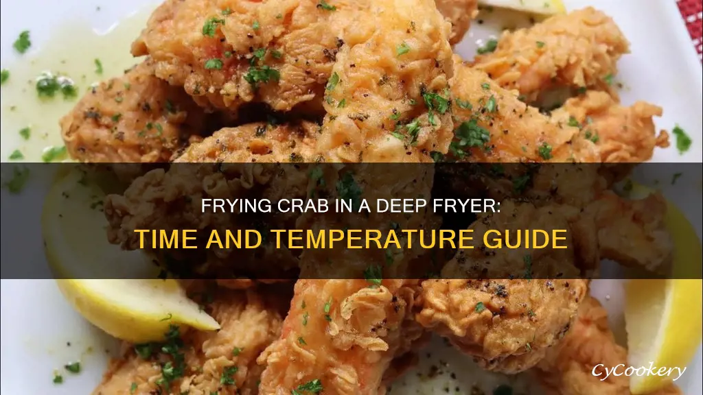 how long you fry crab in deep fryer