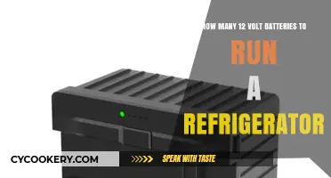 Powering Your Fridge: Calculating 12V Batteries Needed for Refrigeration