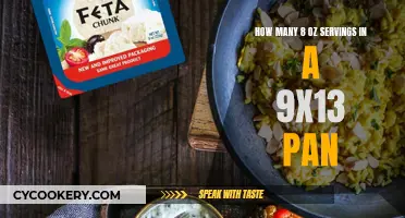 Servings in a 9x13 Pan: How Many 8 Oz?