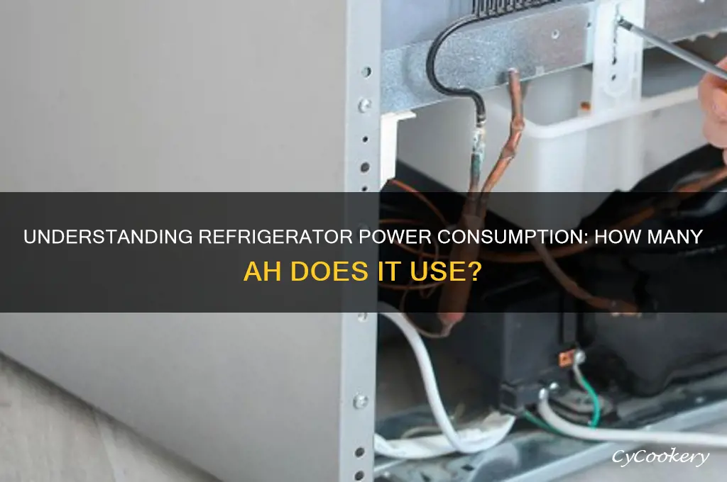 how many ah does a refrigerator use