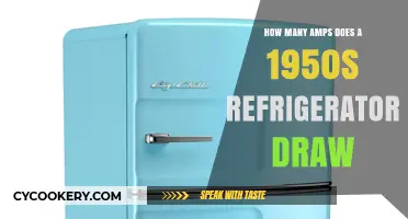 Unveiling the Amp Draw of a Vintage 1950s Refrigerator