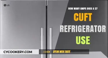 Amp Usage of a 27 Cuft Refrigerator: A Comprehensive Guide
