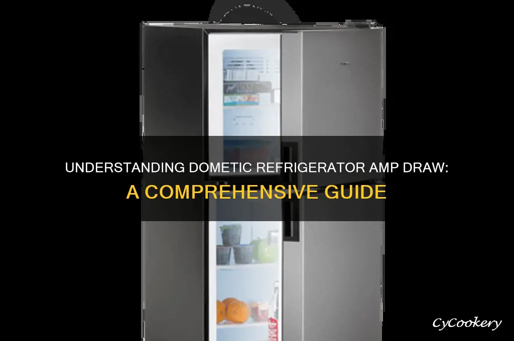 how many amps does a dometic refrigerator draw