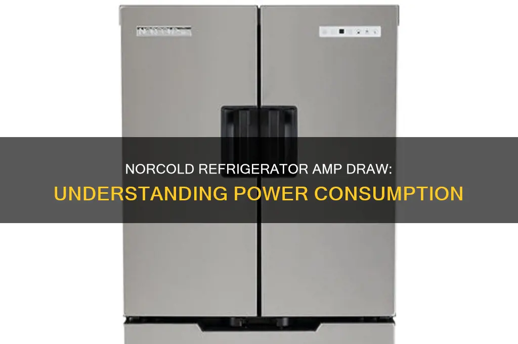 how many amps does a norcold refrigerator draw