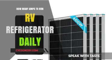 Daily RV Fridge Amperage: How Many Amps Are Needed?