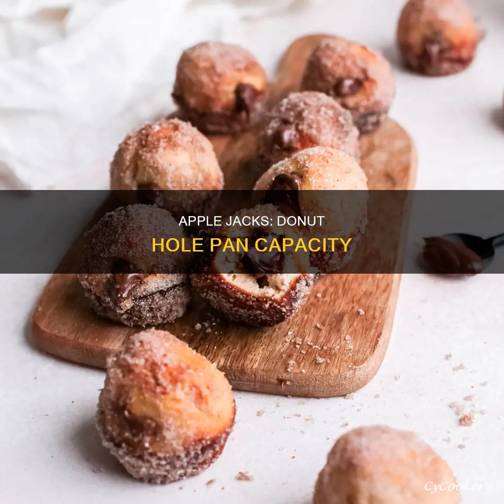 how many apple jacks are in a donut hole pan