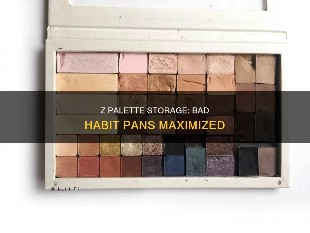 how many bad habit pans fit in z palette