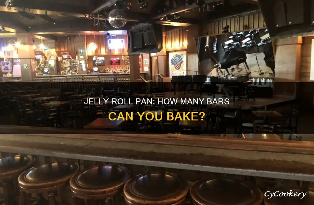 how many bars in a jelly roll pan