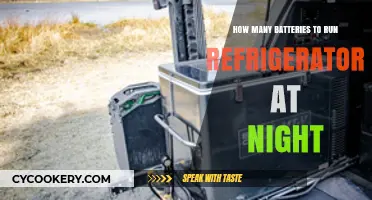 Powering Your Fridge Overnight: Optimal Battery Count for Nighttime Use