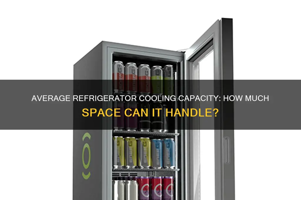 how many bdoes the average refrigerator cool