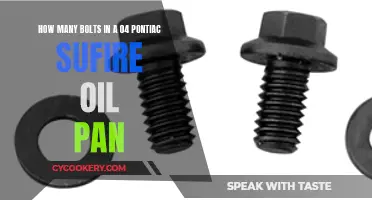 Oil Pan Bolt Count for a 2004 Pontiac Sunfire