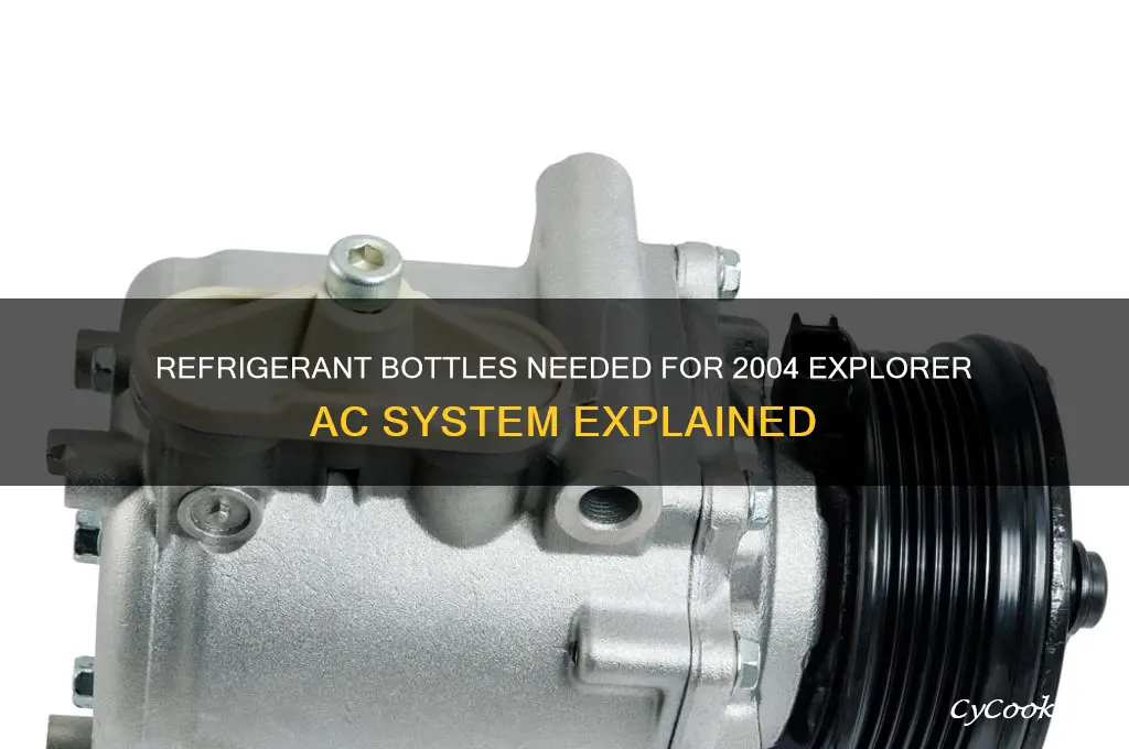 how many bottles of refrigerant 2004 explorer