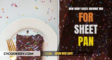 Baking a Sheet Pan of Brownies: How Much Mix is Needed?