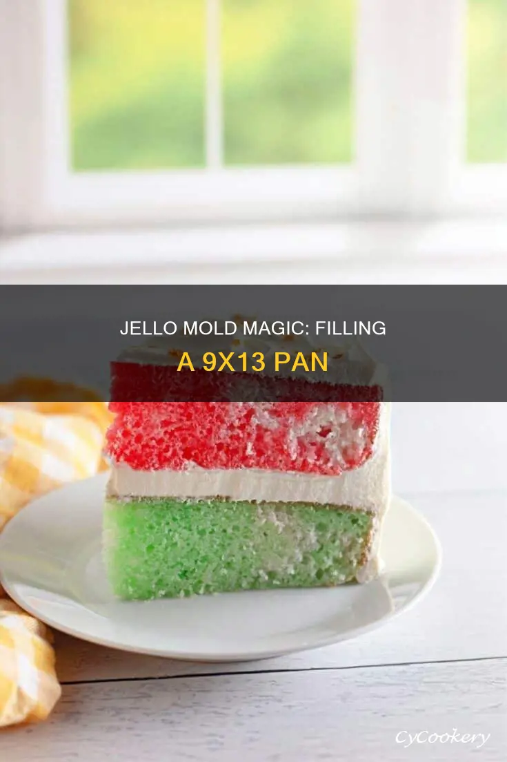 how many boxes of jello for a 9x13 pan