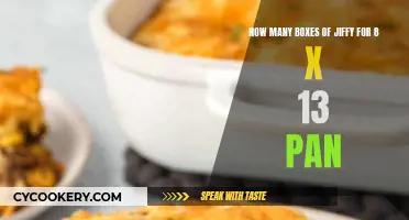 Baking a Treat: Jiffy Box Count for 8 x 13 Pan