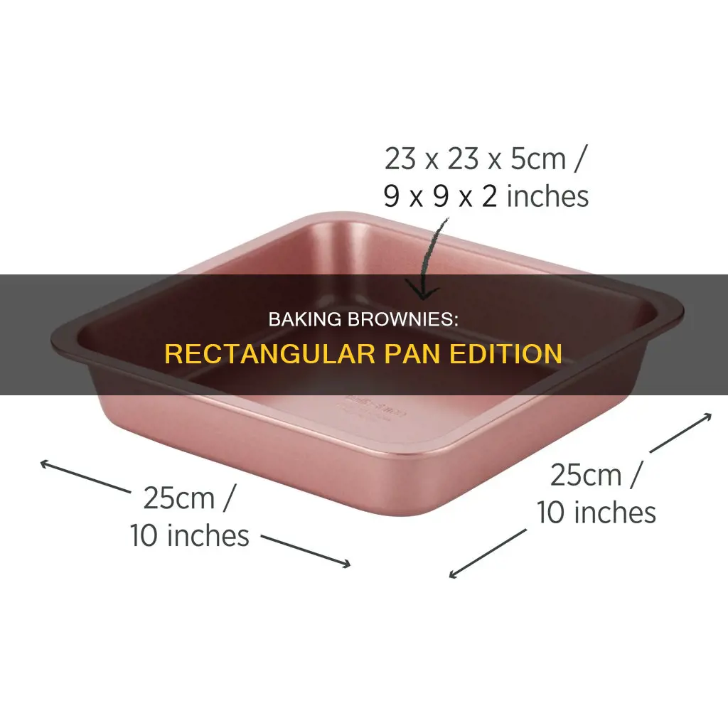 how many brownies can you make with a rectangle pan