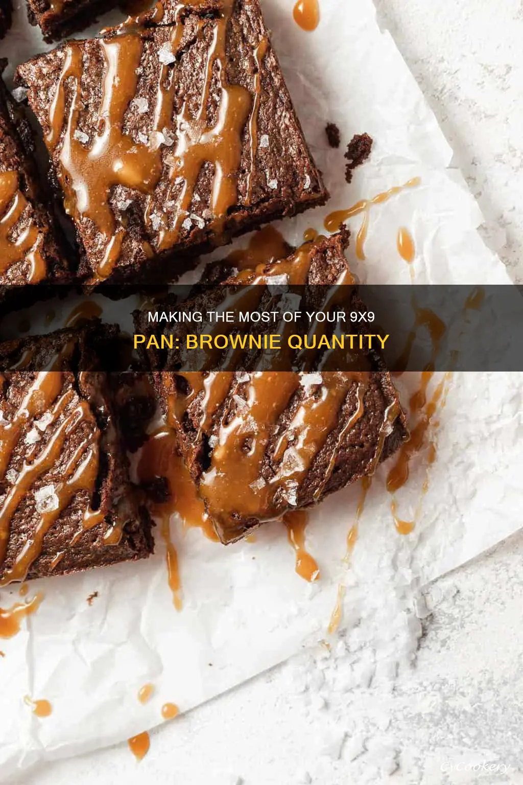 how many brownies in 9x9 pan