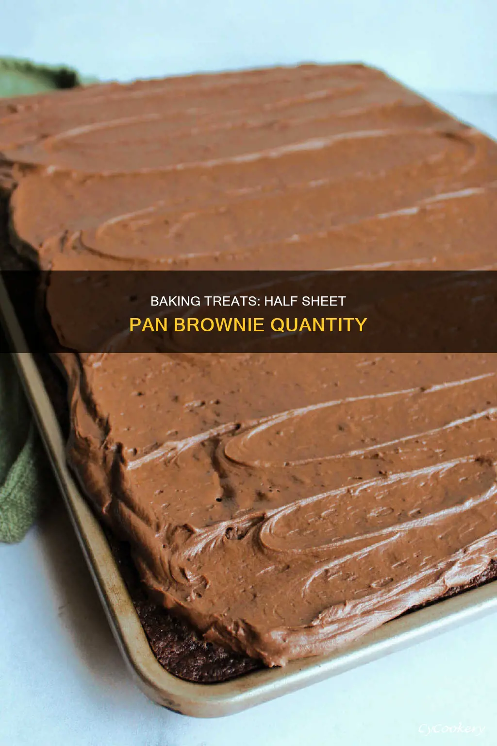 how many brownies in a half sheet pan