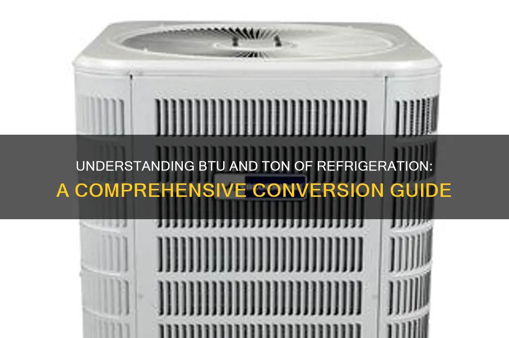 how many btu in a ton of refrigeration