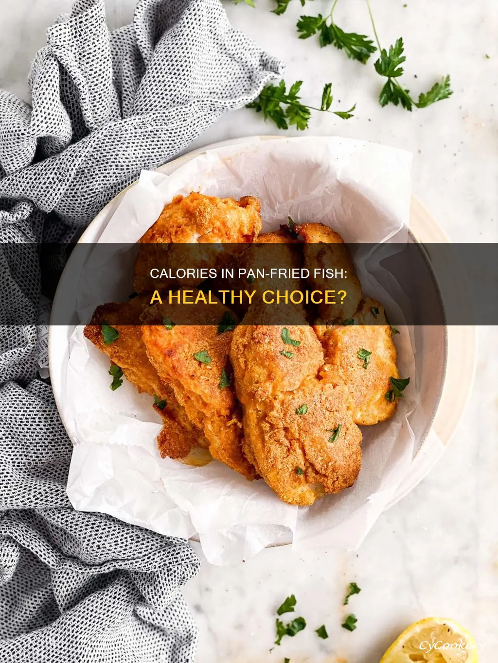 how many cal in pan fish
