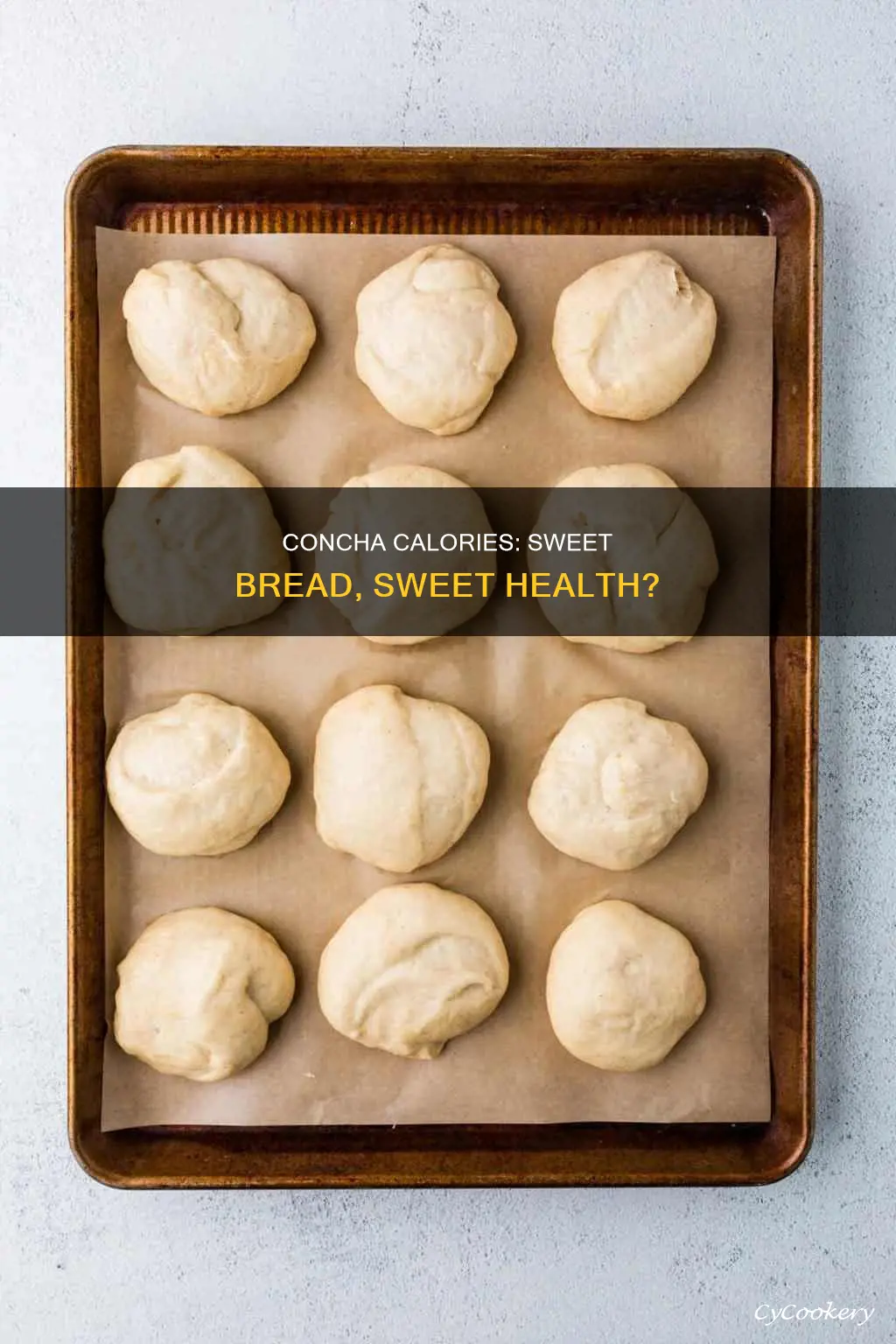 how many calories are in a concha pan dulce