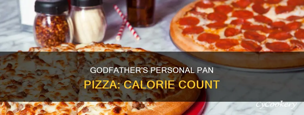 how many calories are in a godfathers personal pan pizza