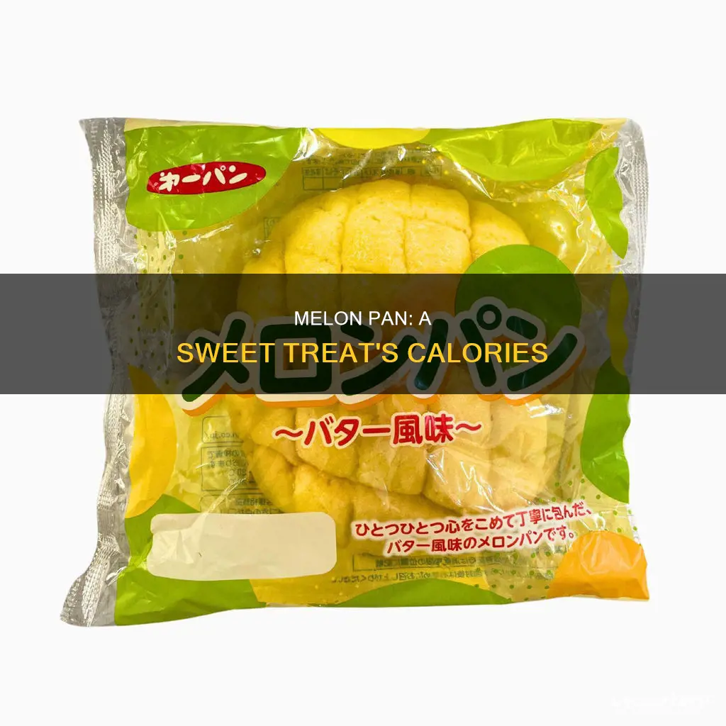 how many calories are in melon pan