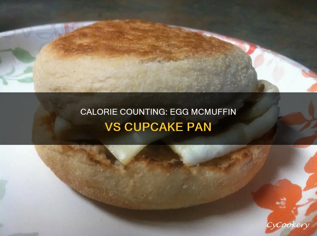 how many calories egg mcmuffin cupcake pan