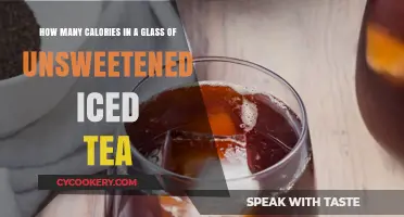 Unsweetened Iced Tea Calories: A Refreshing Low-Calorie Beverage Choice