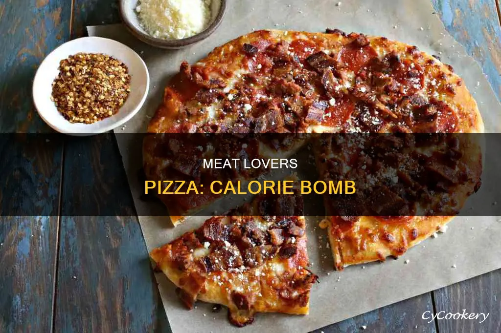 how many calories in a meat lovers personal pan pizza