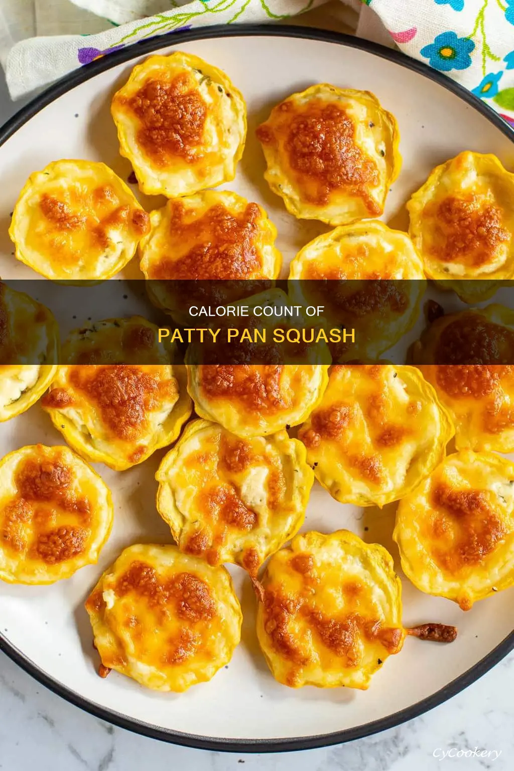 how many calories in a patty pan squash