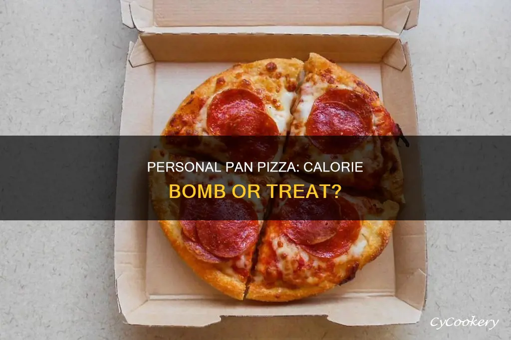 how many calories in a personal pan pepperoni pizza