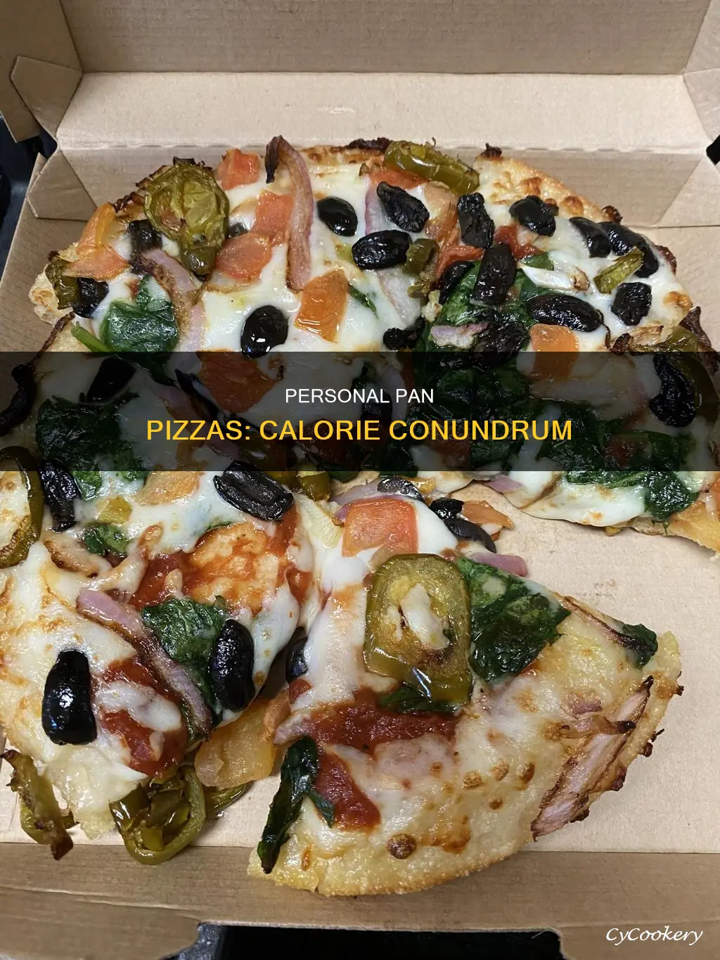 how many calories in a personal pan pizza round table