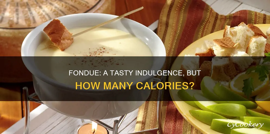 how many calories in fondue