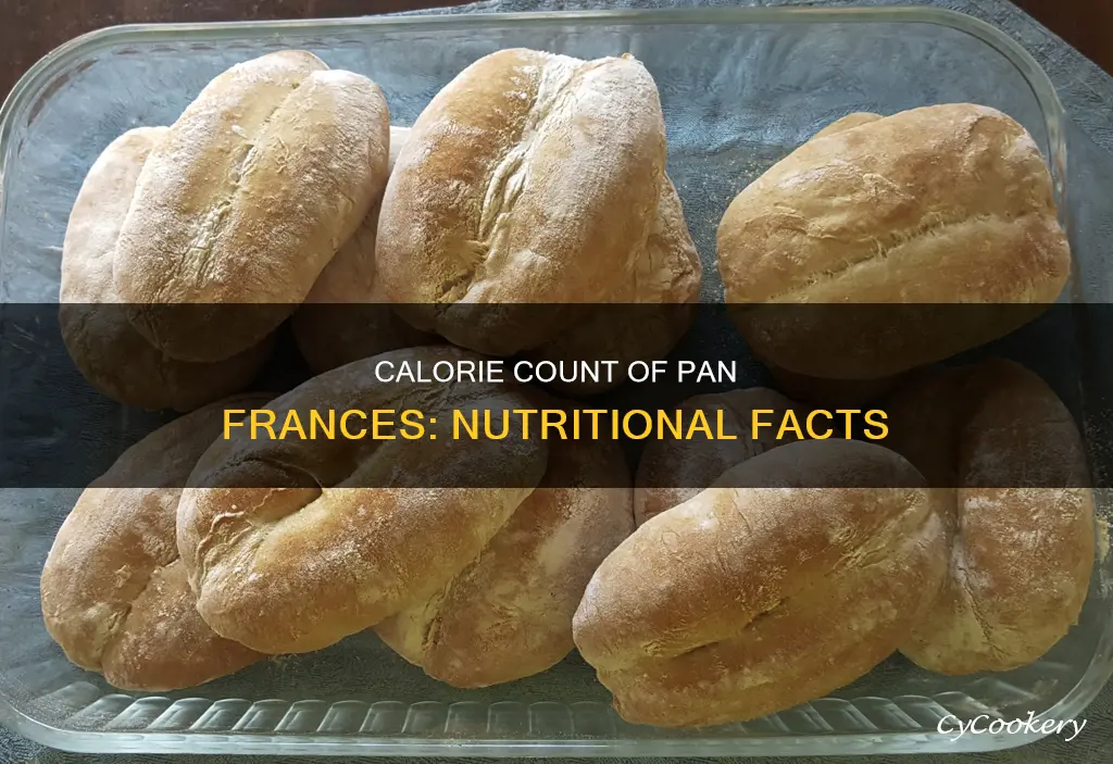 how many calories in pan frances