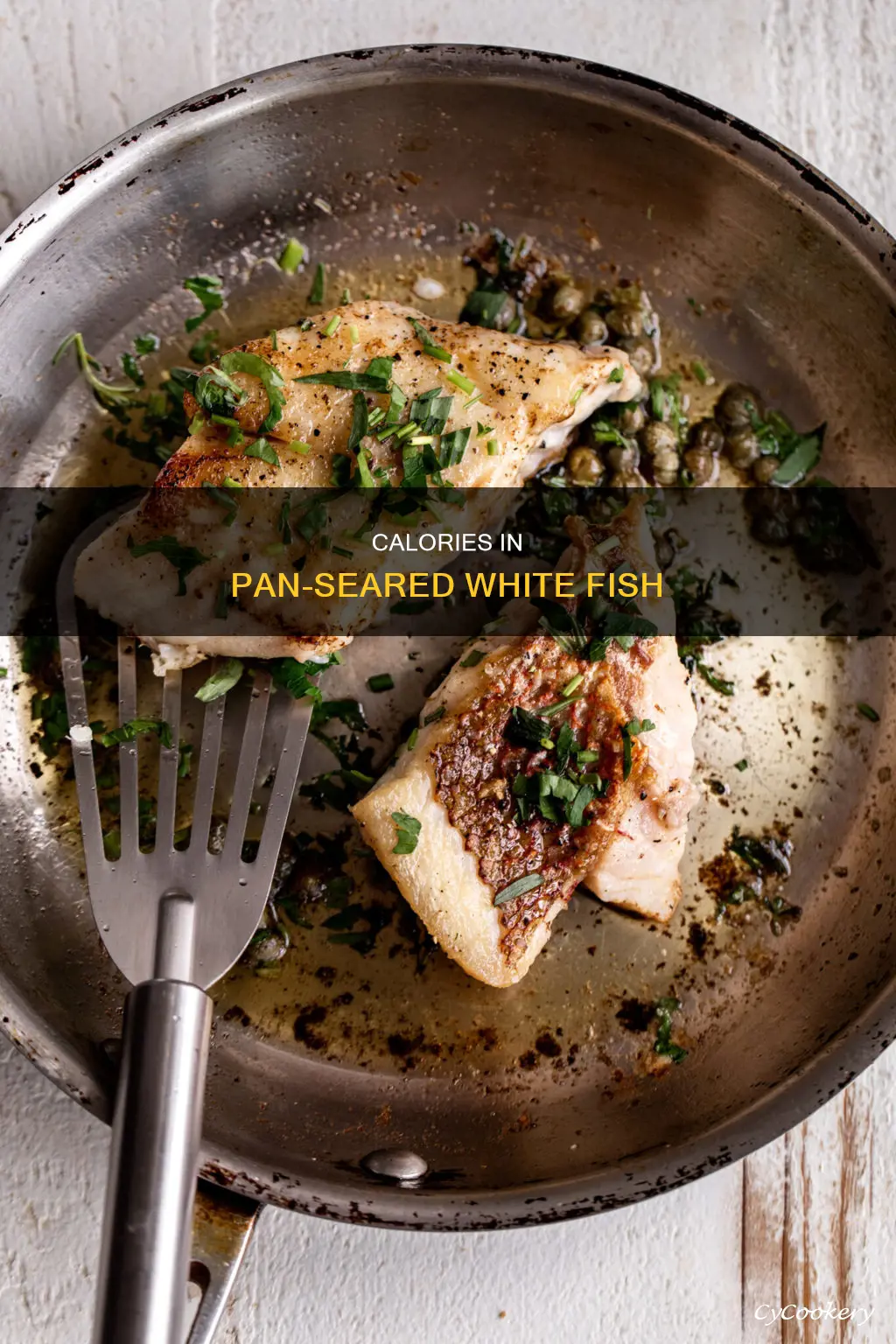 how many calories in pan seared white fish