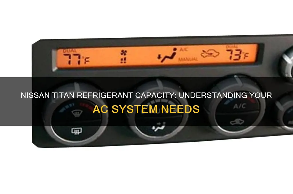 how many can of refrigerant in nissan titan