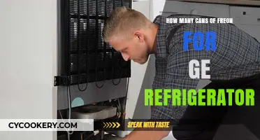 GE Refrigerator Freon Needs: How Many Cans Are Required?