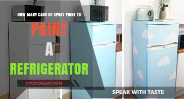 Spray Paint Guide: Estimating Cans to Transform Your Refrigerator