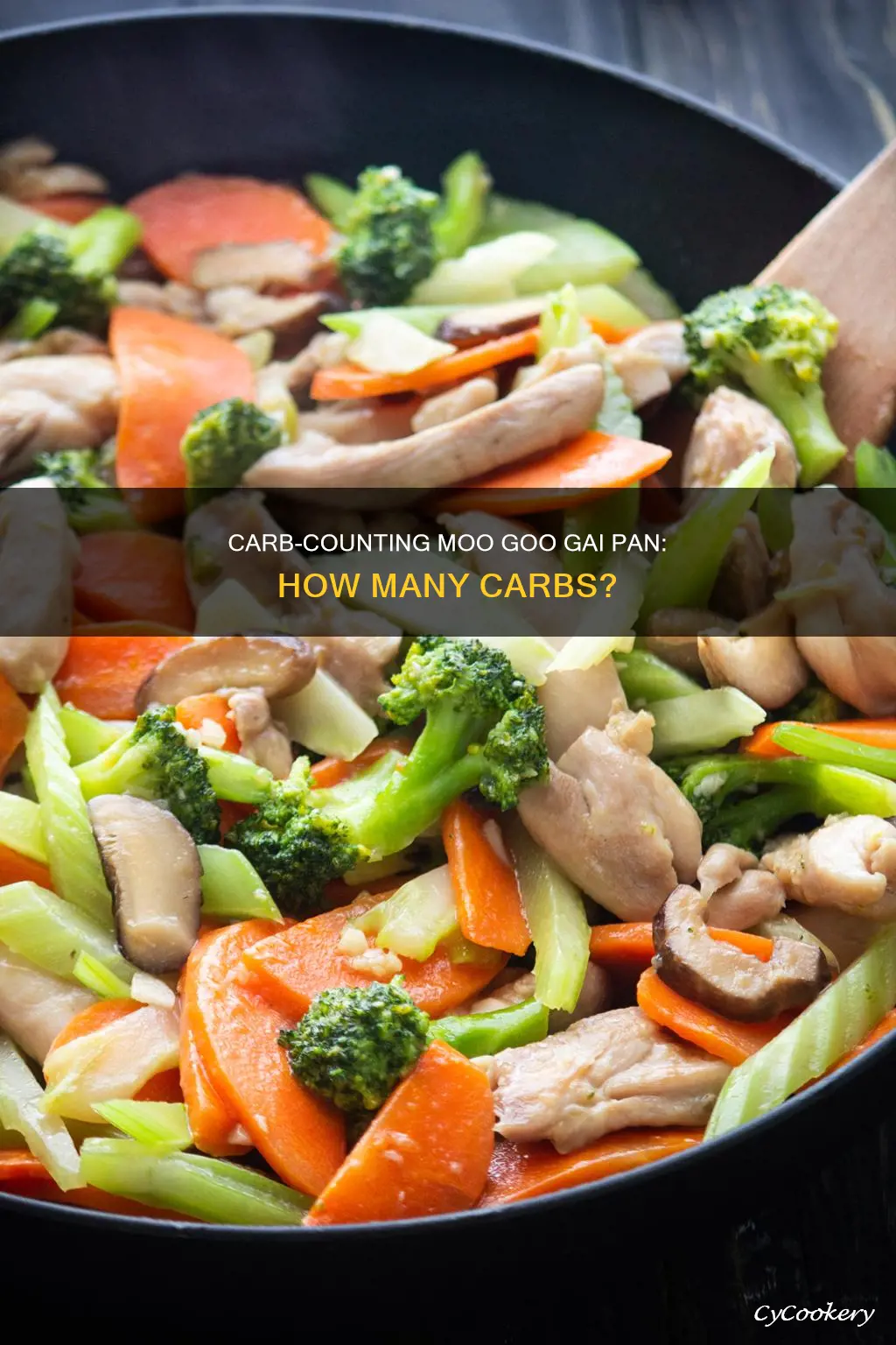 how many carbohydrates in moo goo gai pan