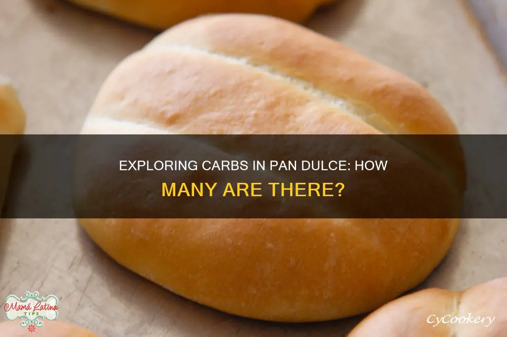 how many carbs are in pan dulce