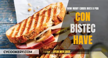 Carbs in Pan con Bistec: How Many?