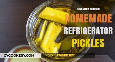 Carb Count in Homemade Refrigerator Pickles: A Crunchy Guide