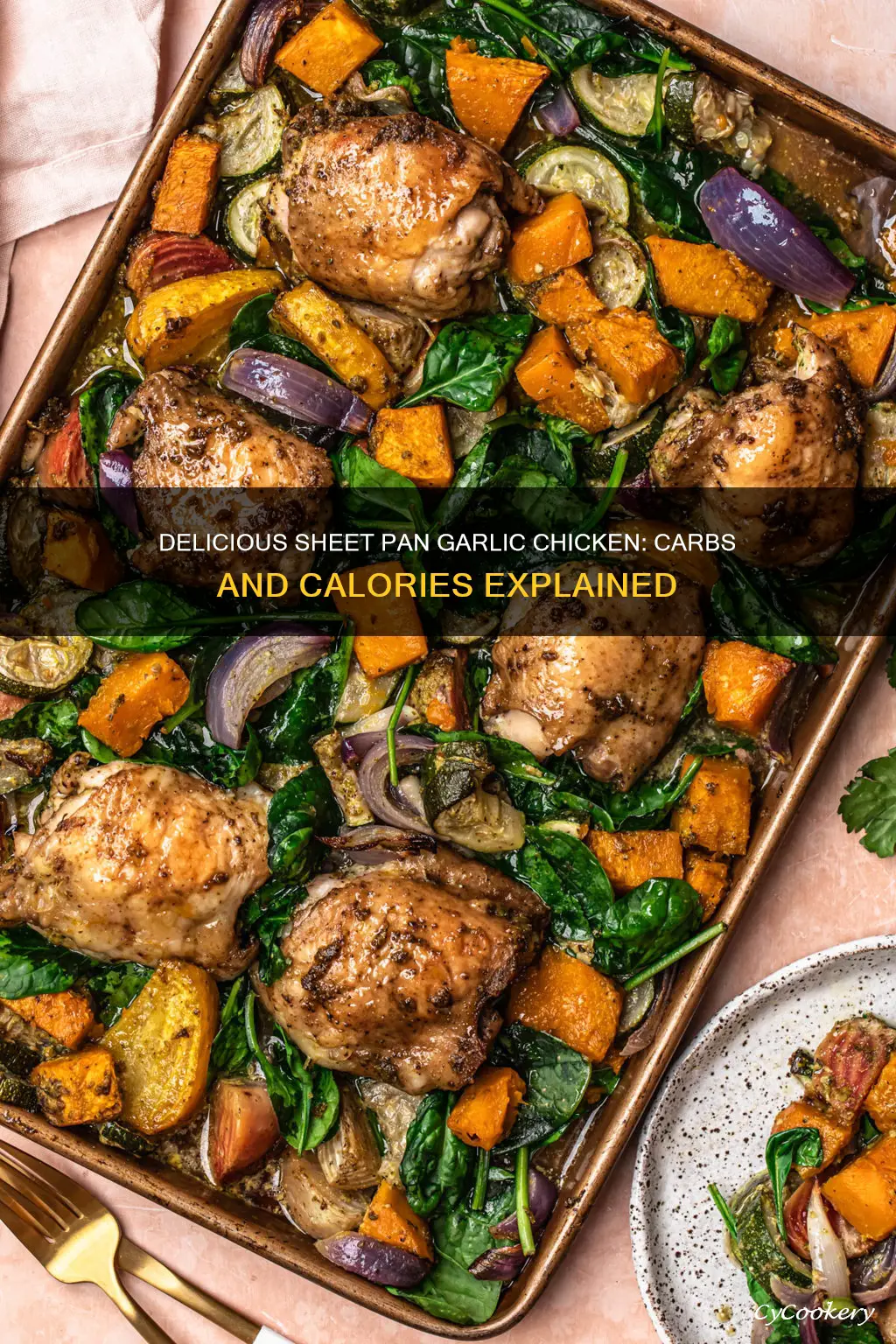 how many carbs in sheet pan garlic chicken and vegetables