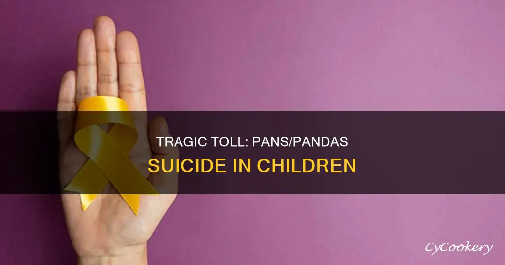 how many children die from suicide who have pandas pans