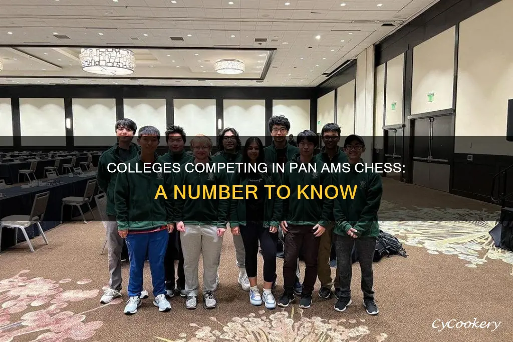 how many colleges compete in the pan ams chess